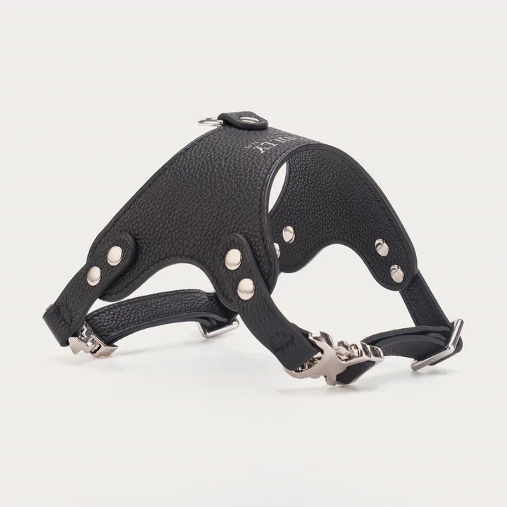 Arc harness in obsidian, side view