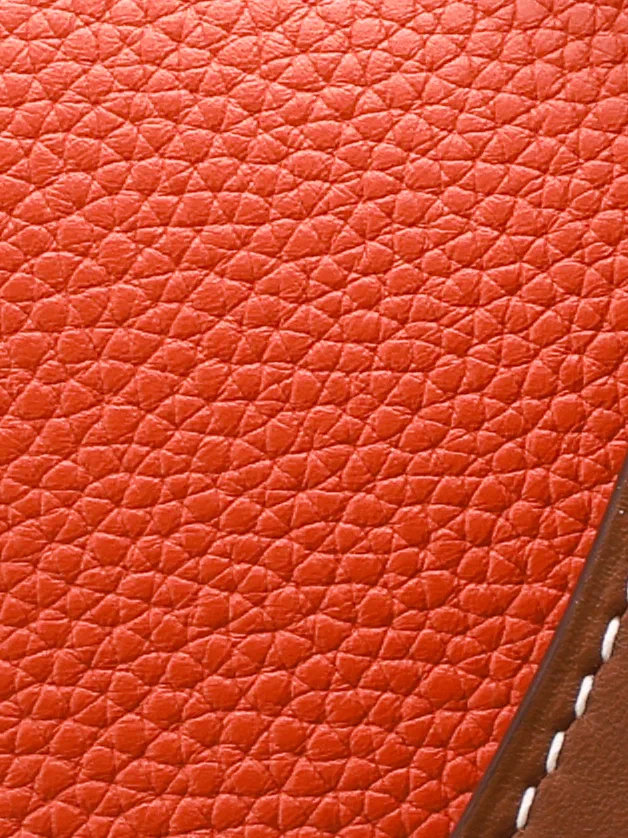 Heritage Orange leather detail